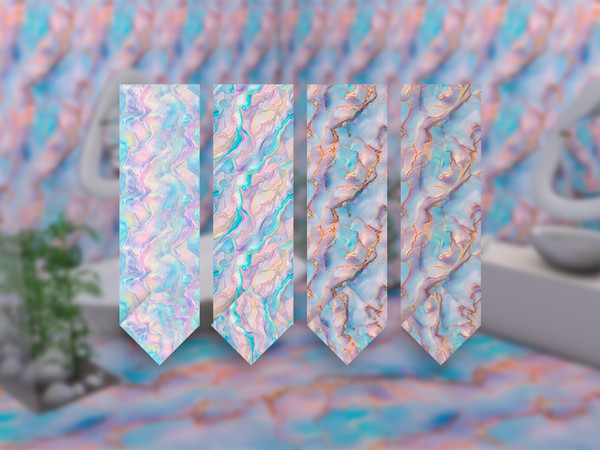 Sims 4 — Fantastic marble by Sinegosa — Dive into a world of shimmering beauty with the "Fantastic Marble"