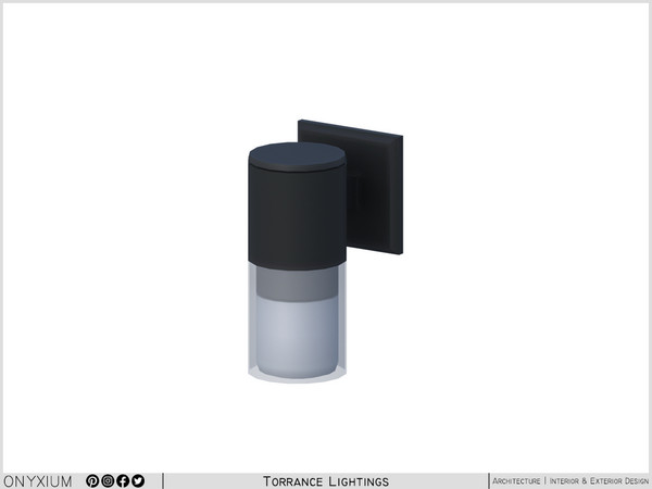 Sims 4 — Torrance Wall Lamp by Onyxium — Onyxium@TSR Design Workshop Lighting Collection - Belong To The 2025 Year