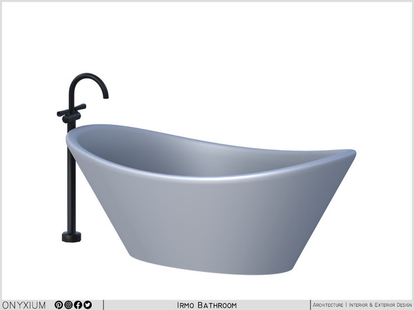 Sims 4 — Irmo Tub by Onyxium — Onyxium@TSR Design Workshop Bathroom Collection - Belong To The 2025 Year