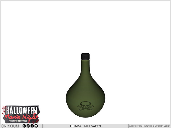 Sims 3 — Glinda Potion Bottle by Onyxium — Onyxium@TSR Design Workshop Halloween Collection - Belong To The 2025 Year