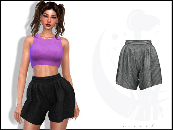 Sims 4 — [Set] Shorts by _ironik_ — -3 Colors