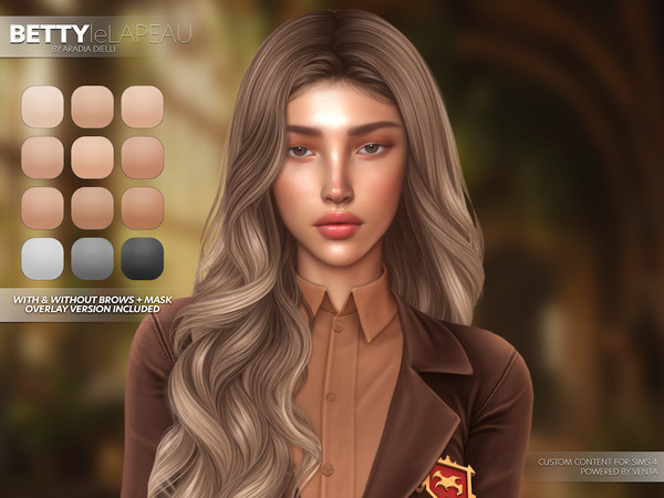 Sims 4 — leLAPEAU - Betty Skin (Patreon Exclusive) by VentaStudio — Betty Skin