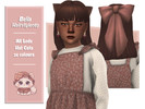 Sims 4 — Bella Hairstyle (Children) by AarainAroma — Aroma Hairstyle 089 This hairstyle is a conversion of Aroma Bella!!