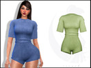 Sims 4 — Mini Jumpsuit by _ironik_ — -5 Colors