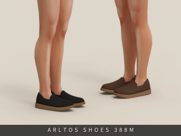 Sims 4 — Platform Sneakers Male by Arltos — 10 colors.