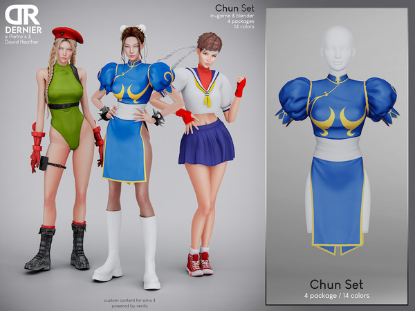 Sims 4 — DERNIER - Chun Bracelet (Left) by VentaStudio — Chun Qipao