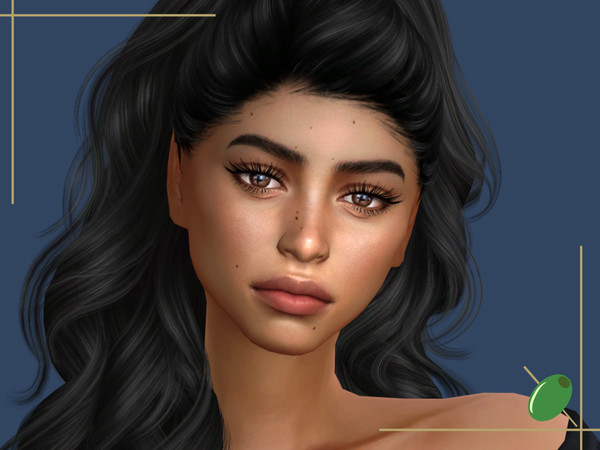 Sims 4 — Lucrezia Wispy 3D Lashes Rings Contradict by Pitted0live — Long wispy 3D lashes