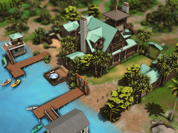 Sims 4 — Children's Camp by plumbobkingdom — This children's camp is a haven full of outdoor adventures and learning.