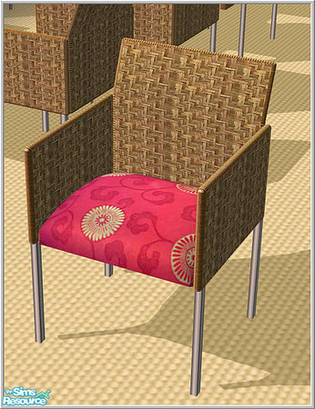 Sims 2 — modern asia dining - B43 Asia Wicker Chair Light Recol1 by Birgit43 — 