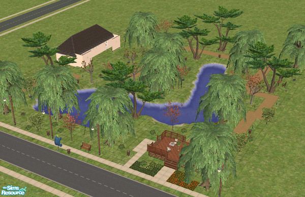 Sims 2 — Arbadale Park by FunkyWaggons — The Sim\'s local park. A nice place to relax on a sunny day. This is surly one