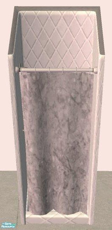 Sims 2 — D2DDiamond Tile White Shower by D2Diamond — Diamond tile pattern for a unique look in your bathroom! Color