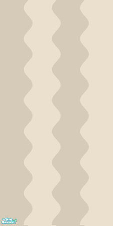 Sims 2 — NK Off White Walls/Floors - Waves by MoMama — A wavy wallpaper in Off White.