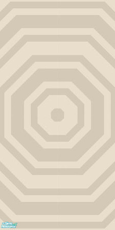 Sims 2 — NK Off White Walls/Floors - Octagons by MoMama — An Off White wallpaper with an octagonal design.