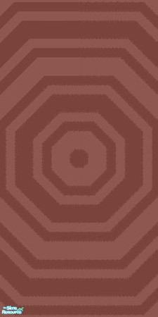 Sims 2 — NK Dark Rose Walls/Floors - Octagons by MoMama — This octagonal wall looks really good on a wall with short