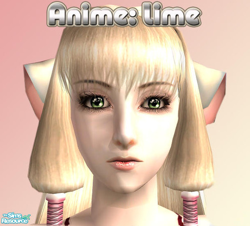 Sims 2 — Anime: Lime by Lady Darkfire — Anime-style eyes carefully designed to help give expressive elements to your