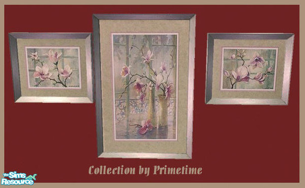 Sims 2 — Primetime's Tulip Magnolia Prints by Primetime024 — Here is 3 beautiful Tulip and Magnolia prints for your Sims