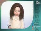 Sims 4 — Curly Hair for Toddlers - Ginko 237T by Daisy-Sims — 21 base colors + 9 ombre colors