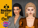 Sims 4 — Heather Hair  (80's Things) by GoAmazons — Long lush hair combed back in 80s fashion hairstyle.