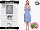 Sims 4 — AF DRESS N08 by David_Mtv2 — For adult only;