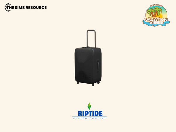 Sims 4 — Riptide CC Wanderlust Essentials Travelers Luggage by Riptidecc — Whether you're chasing the sunrise on a sandy