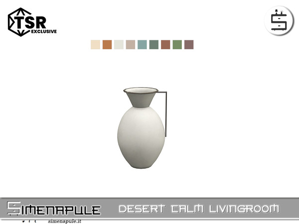 Sims 4 — [SeN4] Desert Calm Livingroom - Vase 1 by Simenapule — Desert Calm LivingroomDesert Calm LivingroomDesert Calm