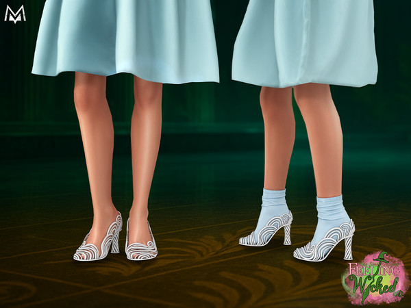 Sims 4 — Wicked Crystal Heels by Mermalade — Wicked Crystal Heels