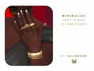 Sims 4 — Minimalist Set - Left Rings by Joliebean — - BGC