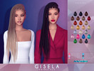 Sims 4 — Gisela Hairstyle (MM) by Anto — Long braided hairstyle falling on one side