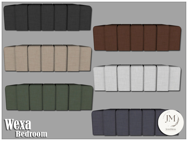 Sims 4 — Jomsims wexa loveseat by jomsims — Modernity, comfort, and clean lines come together in this new Sims 4 bedroom