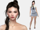 Sims 4 — Sandina Oliva by Danielavlp — Download all CC's listed in the Required Tab to have the sim like in the pictures.