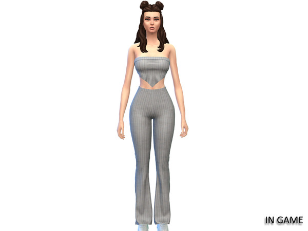Sims 4 — (Wisteria) VidiaSet_Pants.package by WisteriaSims — Elevate your wardrobe with the Vidia Set. This sporty yet