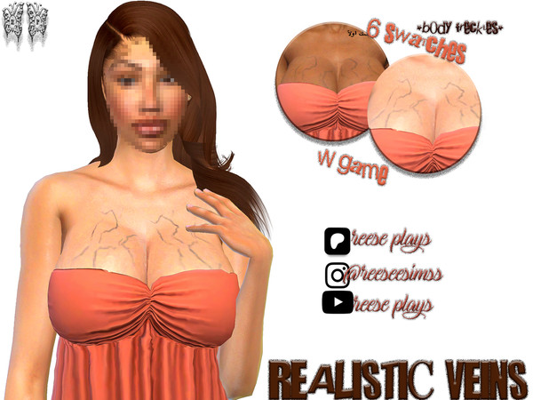 Sims 4 — Realistic Breast Veins V1 by fairyreese — Realistic Breast Veins V1