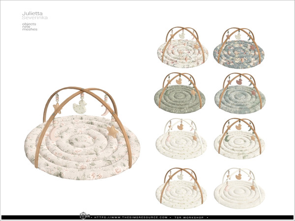 Sims 4 — Julietta - infant's playmat, EP13 by Severinka_ — A set of furniture and decor for nursery decoration.