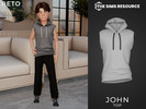 Sims 4 — John (Top V2) by Beto_ae0 — Kids' sports top, enjoy it!