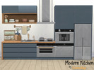 Sims 4 — Modern Kitchen Part 3 by Comiko — Part 3 - Modern Kitchen Set is base game compatible and consist of 7 items -