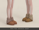 Sims 4 — Platform winter boots Female by Arltos — 14 colors.