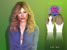 Sims 4 — LEXEL - Farrah 80s retro female blowout (adult hairstyle) by LEXEL_s — 30 swatches