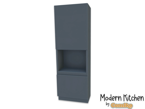 Sims 4 — Comiko Modern Kitchen Appliance Cabinet | Kitchen Room by Comiko — Part 1 - Modern Kitchen Set is base game