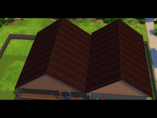 Sims 4 — Unique Wooden RoofCK.package by CarineKitana — This roof texture gives it a different touch. Different from what