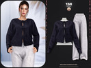 Sims 4 — SET-Mellow Lounge Set - BD1644 by busra-tr — - Set Inclued : Cardigan - Joggers - 10 Swatches - For Female (Teen