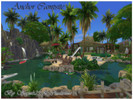 Sims 4 — Anchor Campsite by srgmls23 — This welcoming beachfront campsite in Sulani has everything