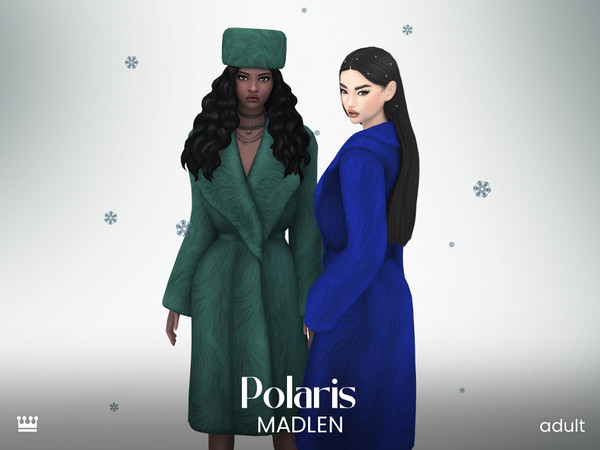 Sims 4 — [Madlen] Polaris Coat.package by Madlen — Indulge in luxury! Wrap yourself in the lush, soft embrace and