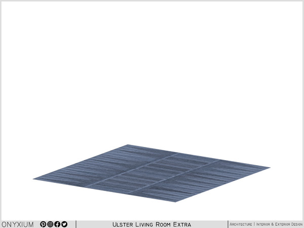 Sims 4 — Ulster Rug by Onyxium — Onyxium@TSR Design Workshop Living Room Collection - Belong To The 2025 Year