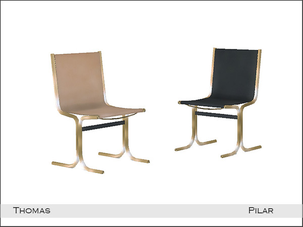 Sims 4 — Pilar Thomas DiningChair1 by Pilar — This was my living room in the 1980s.