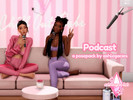 Sims 4 — Podcast Posepack by ashlegacies — - Posepack