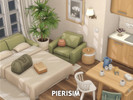 Sims 4 — Pierisim UNFOLD part 2 by Pierisim — The Unfold set is ready to be... unfold! It focuses on small spaces where