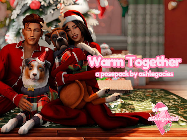 Sims 4 — Warm Together Posepack by ashlegacies — - Posepack