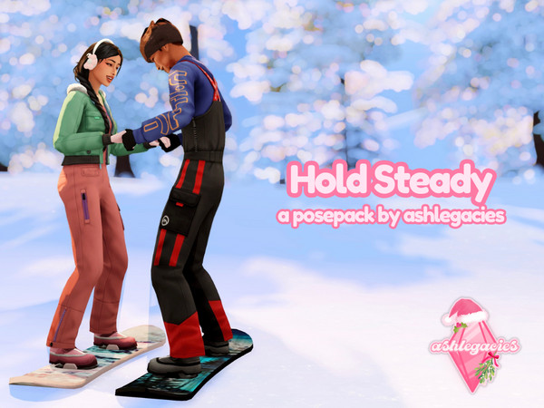 Sims 4 — Hold Steady Posepack by ashlegacies — - Posepack