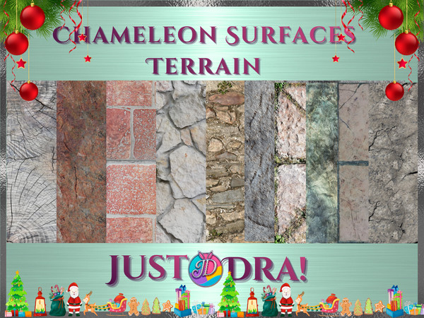 Sims 4 — Chameleon Surfaces Collection - Part 1 - Terrain by Draven298 — Say hello to the Chameleon Surfaces Collection.