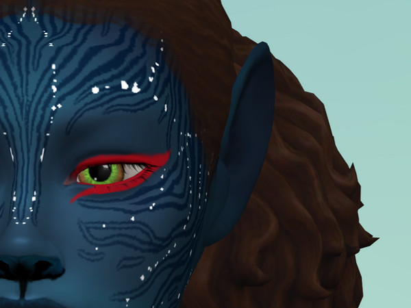 Sims 4 — Navi Ears by EdnaScissorhands — Navi ears in the earring area. Presets dont work with toddler ears for some